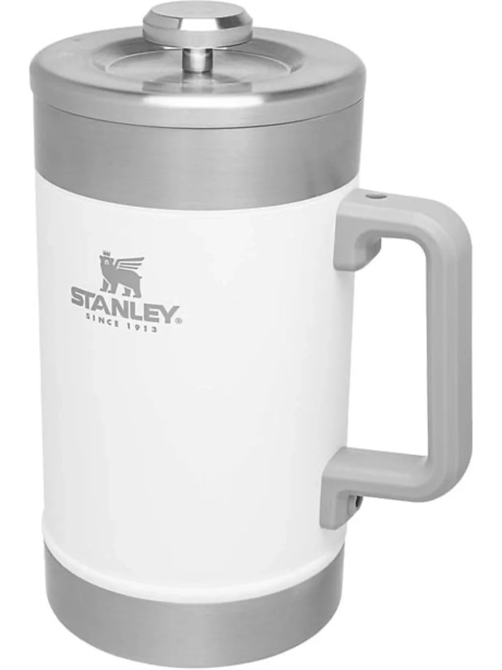 NWT Stanley White and Gray French Press Coffee Maker